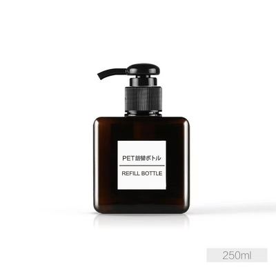 Groothandel Vierkante PETG Lotionfles met Pompkop voor Cosmetische Producten - 10000 stuks MOQ