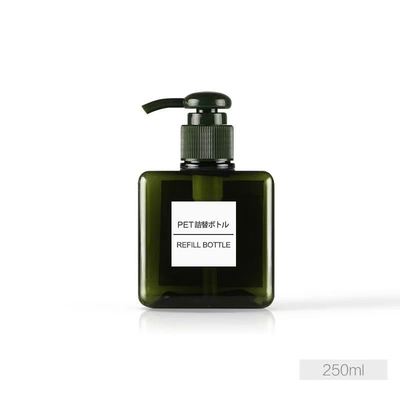 Groothandel Vierkante PETG Lotionfles met Pompkop voor Cosmetische Producten - 10000 stuks MOQ