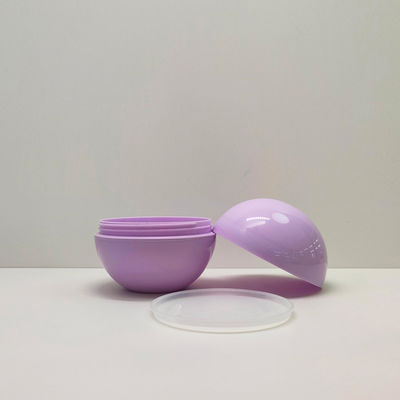 Aangepaste Kleur 5g-80g Lichtgewicht Bolvormige Plastic Crème Pot met 100% Verse PET en 20 Dagen Levertijd