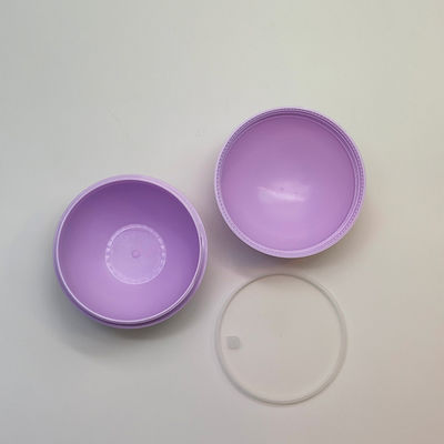 Aangepaste Kleur 5g-80g Lichtgewicht Bolvormige Plastic Crème Pot met 100% Verse PET en 20 Dagen Levertijd