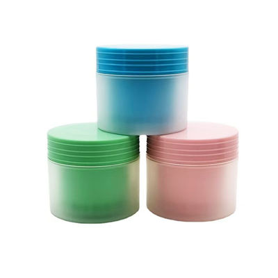 Aangepaste Kleur 80g Matte Dubbellaagse PP Plastic Ronde Crème Pot met 20 Dagen Levertijd