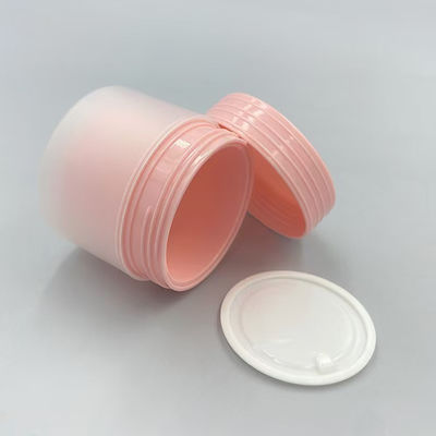 Aangepaste Kleur 80g Matte Dubbellaagse PP Plastic Ronde Crème Pot met 20 Dagen Levertijd