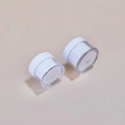 Shiny Surface AS Plastic Cream Jar with No Mechanical Issues for Cosmetic Packaging