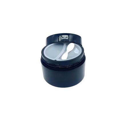 50+50g Matte PP Plastic Crème Pot met Lepel en Dubbele Schaal voor Cosmetische Verpakking met 20 Dagen Levertijd