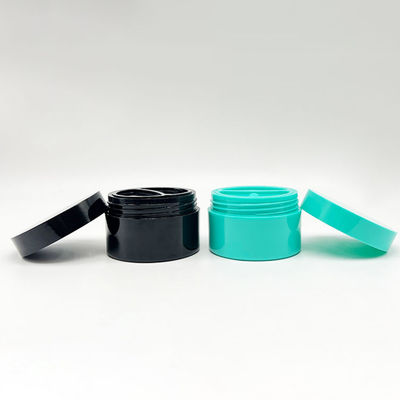 50+50g Matte PP Plastic Crème Pot met Lepel en Dubbele Schaal voor Cosmetische Verpakking met 20 Dagen Levertijd