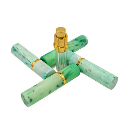 Elegant Marmeren Patroon Oppervlak ABS 5ml Parfumfles met Sproeibodem Volledig populair Verkoop Ondersteuning Aanpassing