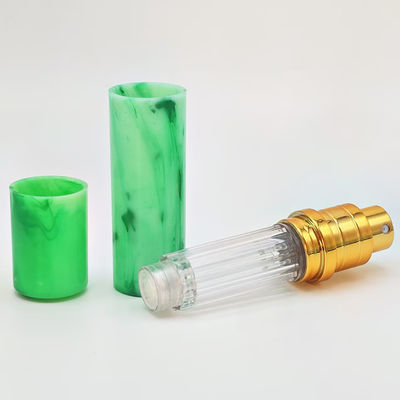 Elegant Marmeren Patroon Oppervlak ABS 5ml Parfumfles met Sproeibodem Volledig populair Verkoop Ondersteuning Aanpassing