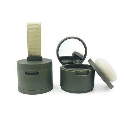 4G grootte ABS materiaal poederkas met aangepaste kleur haarlijn afwerking en spiegel inbegrepen