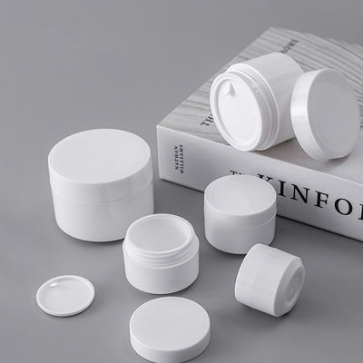 5g 10g 15g 30g 50g Double Wall PP Plastic Hervulbare persoonlijke verzorging Cosmetische crème pot met zijde scherm