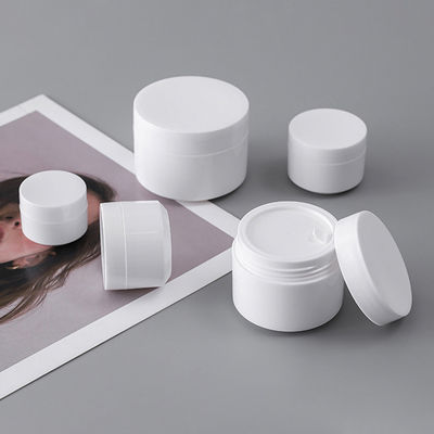 5g 10g 15g 30g 50g Double Wall PP Plastic Hervulbare persoonlijke verzorging Cosmetische crème pot met zijde scherm
