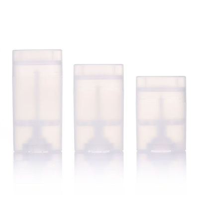 Recyclebaar, gemakkelijk mee te nemen, ovale vorm, opdraaibare lege deodorantstickcontainer voor doe-het-zelf-navullingen