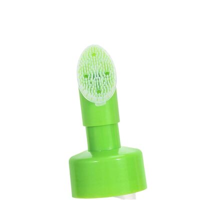 42 mm hervulbare schuimpomp dispenser met zijdeprinter en siliconen borstel voor huidverzorging