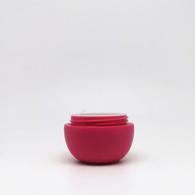 Sferische vorm Plastic Cream Jar in 5g 25g 50g 80g Grootte met Custom Artwork Printing voor huidverzorging verpakking