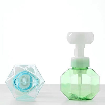 42 mm 43 mm PP bloemvormige schuimpomp voor cosmetische flessen
