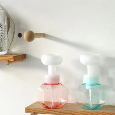 300ml Bloemvormige Kattenpoot Schuim Pomp Fles voor Schuimzeep en Reinigingsmiddel Dispenser