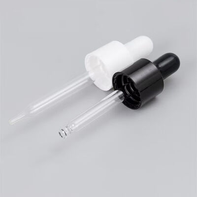 18mm 20mm 24mm halsgrote siliconen pipet Plastic dropper voor essentiële olie met chemische weerstand en nauwkeurige meting