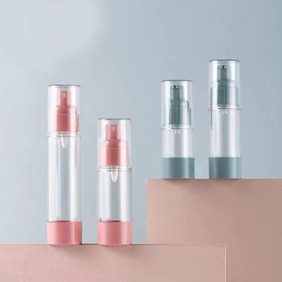 Reisvriendelijke Lekvrije Airless Pompfles met Aanpasbare Decoraties voor Cosmetische Verpakkingen