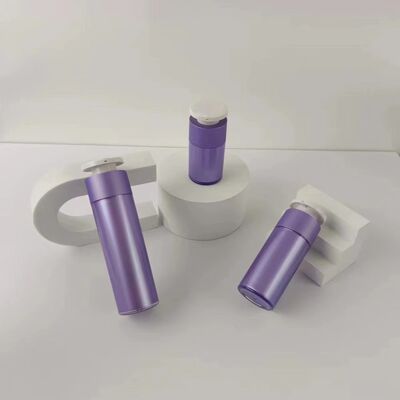 Hartvormige Acryl Airless Pompfles met Aangepaste Zeefdruk en Lekvrij Ontwerp voor Cosmetische Lotion