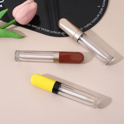4.5 ml kunststof lipglossbuis met aangepaste kleuren en lekkagebestendige vormgeving voor lipverzorgingsproducten