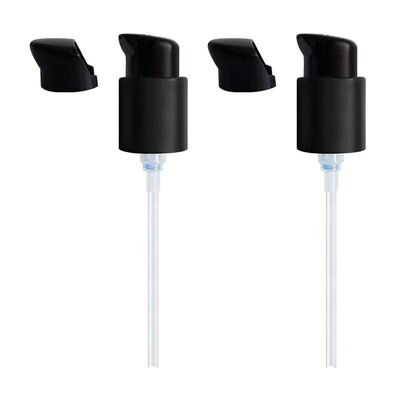 Half Cap Design 18mm 20mm 24mm Plastic Cream Dispenser Pump - lekvrije cosmetische pomp voor thuis- en salongebruik