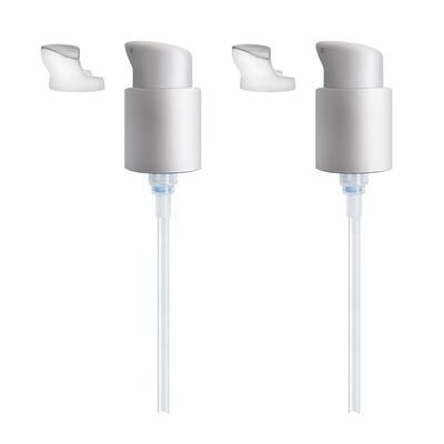 Half Cap Design 18mm 20mm 24mm Plastic Cream Dispenser Pump - lekvrije cosmetische pomp voor thuis- en salongebruik