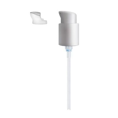 Half Cap Design 18mm 20mm 24mm Plastic Cream Dispenser Pump - lekvrije cosmetische pomp voor thuis- en salongebruik