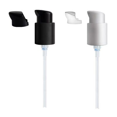 Half Cap Design 18mm 20mm 24mm Plastic Cream Dispenser Pump - lekvrije cosmetische pomp voor thuis- en salongebruik