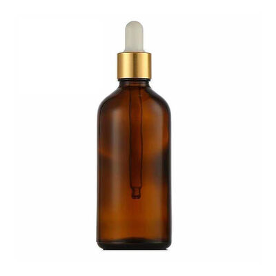 Groothandel Op maat gemaakte kleuren YB glazen essentiële oliefles met plastic drupper en zijdefilterdruk in 10 ml-100 ml capaciteit