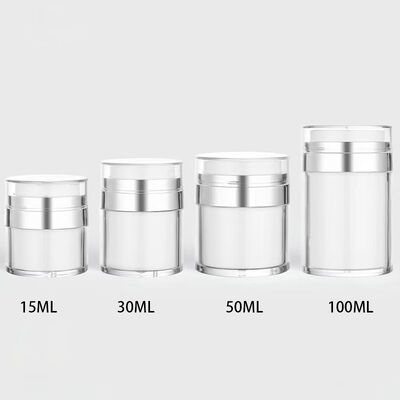 Aanpasbaar ontwerp, hervulbare airless pompfles in maten van 15/30/50/100 ml voor huidverzorging en cosmetica