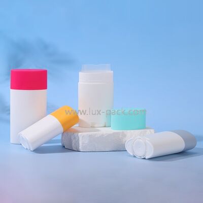 PP-materiaal 35g 50g 70g lege deodorantstok met zijdedruk en warm stempelen voor aangepaste verpakkingen