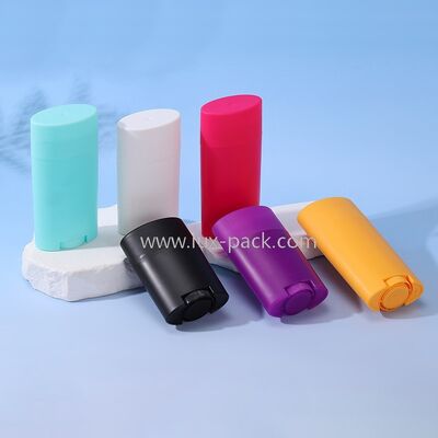 PP-materiaal 35g 50g 70g lege deodorantstok met zijdedruk en warm stempelen voor aangepaste verpakkingen