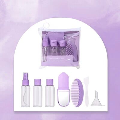 50 ml PET-lotionpompfles ️ Draagbare reisgrootte, lekvrije huidverzorgingscontainer, aangepaste kleur beschikbaar