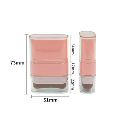 Groothandel 10 g capaciteit lege blush stick met aanpasbare afdruk en voedsel-grade plastic voor deodorant balsem