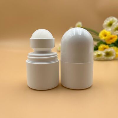 Groothandel 30 ml 50 ml PP-rolffles voor voedingsmiddelen Aanpasbare rolfles voor deodorant en huidverzorging