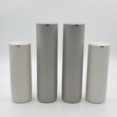 Groothandel 30 ml 50 ml Twist Plastic Airless Pump Flasje met Vacuum Lotion Pump in ABS + PP en aangepaste kleur