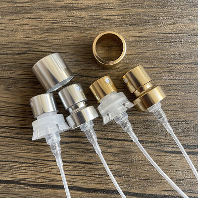 15 mm halsgrootte aluminium-plastiek fijne mist sproeier met lekkagebestendige krimp afdichting voor parfum