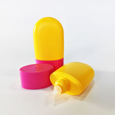 50 ml draagbare aanpasbare cosmetische plastic fles voor zonnebrandcrème en BB-crème