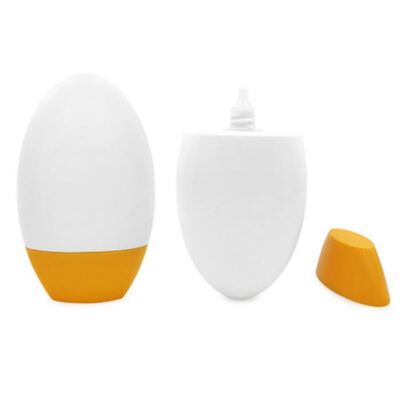 50 ml Persoonlijke kleuren lekkagebestendige cosmetische plastic fles voor zonnescherm en crème container