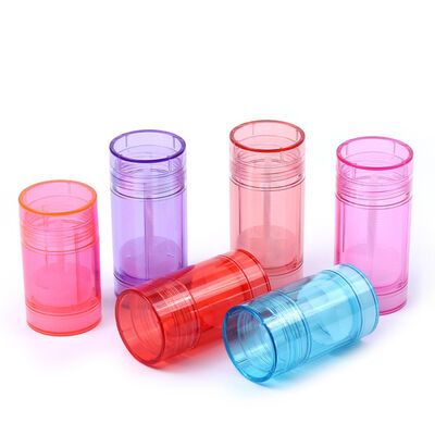 Custom Color Twist-Up PP Plastic Deodorant Container OEM/ODM Private Label 15g 30g 50g 75g Roll-On Parfumfles voor lichaamszorg