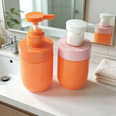 200 ml kristalhelder, breukbestendig, lichtgewicht cosmetisch PET-fles met lotionpomp voor huidverzorgingsverpakkingen