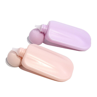 Groothandel schattig Square Face Hand Cream Fles 40ml PET Pump Zonnebrandcrème Lotion Huidverzorging Cosmetische Verpakking met Custom Logo