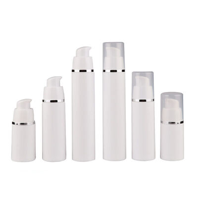 Groothandel 15 ml 30 ml 50 ml luchtloze pompflessen voor huidverzorging met OEM ODM aanpassing in voedsel PP