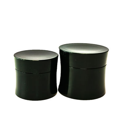 Groothandel 15 g 30 g 50 g dubbele plastic crème pot met voedselkwaliteit PP voor huidverzorging en cosmetische crèmes