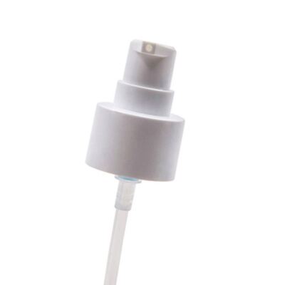 24 mm externe veer dubbel schelp lekvrije crempomp dispenser voor cosmetische flessen