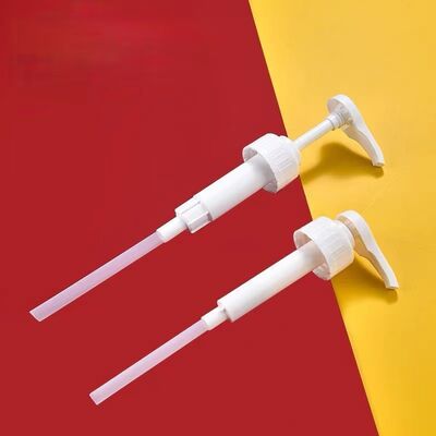 Groothandel Food Grade PP Plastic Syrup Dispenser Pump met grote dosering 8cc 10cc 30cc in 28mm 33mm 38mm Groottes