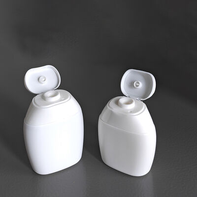 Flip Top Cap Design 40 ml 60 ml HDPE cosmetische fles met aanpasbare vormen voor shampoo en huidverzorging