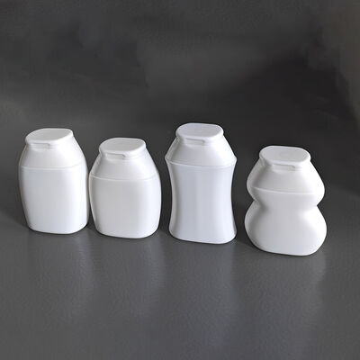Flip Top Cap Design 40 ml 60 ml HDPE cosmetische fles met aanpasbare vormen voor shampoo en huidverzorging