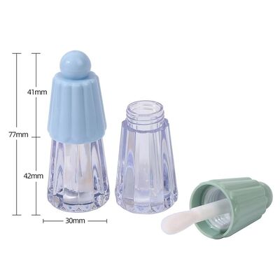 Groothandel 4,5 ml milieuvriendelijk kunststof paraplu type Lip Gloss Tube Stick voor Lip Care producten