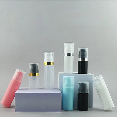 Groothandel Mono-Materiaal PP Airless Pompfles 5ml 10ml 15ml Recyclebare Vacuümpomp voor Huidverzorging