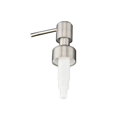 Duurzame 28 mm roestvrijstalen externe lotiondispenserpomp voor cosmetische flessen